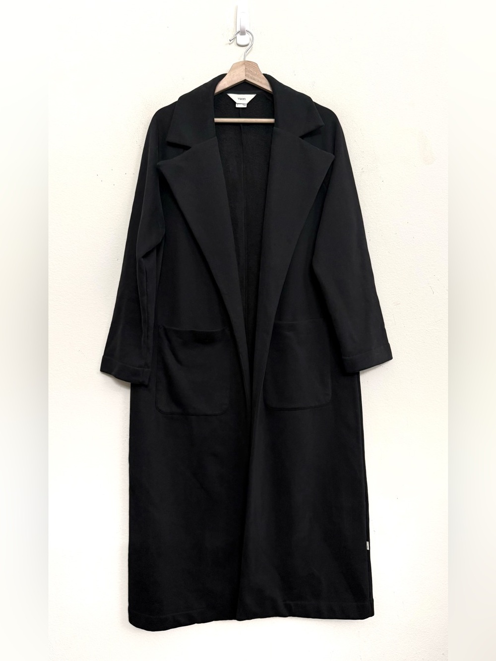 NWT Vuori Restore Trench Coat in Black Size S - Picture 10 of 17